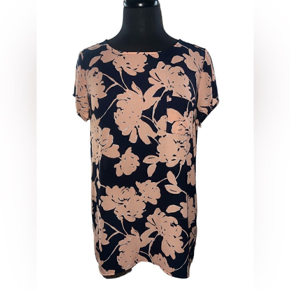 🐘The Limited Navy Floral Top (Tall)
